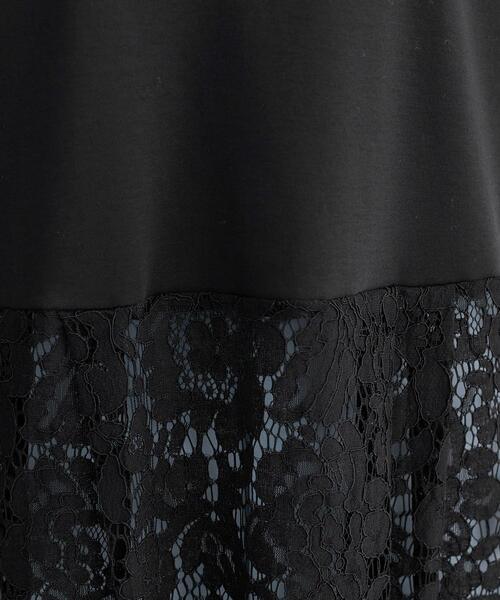 INDIVI(インディヴィ)の「【洗える/レイヤードにおすすめ】レース切り替えカットソー(Tシャツ/カットソー・レディース・オフホワイト/ブラック・05/13/15 /38)」の15枚目の写真