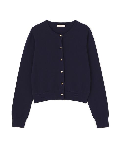 FREE'S MART（フリーズマート）の「◆ハートボタンニットカーディガン（ニット/セーター・レディース・ネイビー/レッド/ホワイト・FREE）」の14枚目の写真