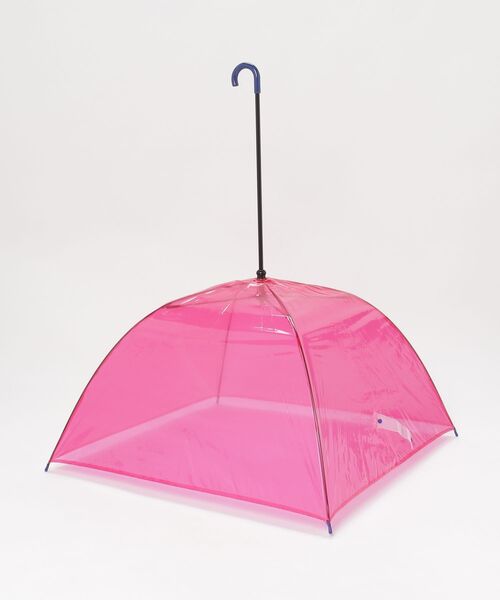 Amvel(アンベル)の「お風呂deサウナ傘(長傘・メンズ・ブラック/クリア/ブルー/オレンジ/ピンク・65cm)」の4枚目の写真