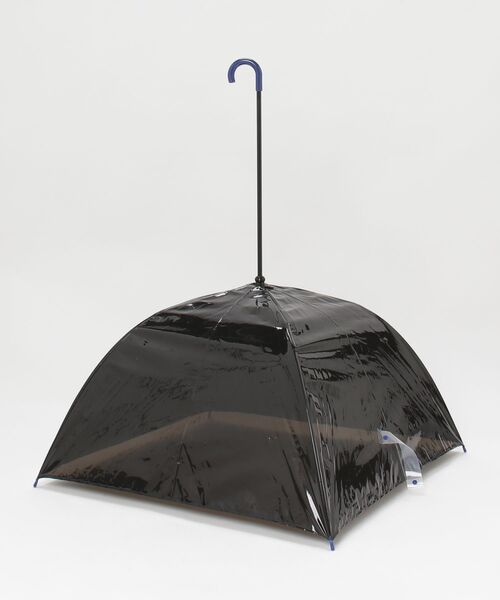 Amvel(アンベル)の「お風呂deサウナ傘(長傘・メンズ・ブラック/クリア/ブルー/オレンジ/ピンク・65cm)」の2枚目の写真