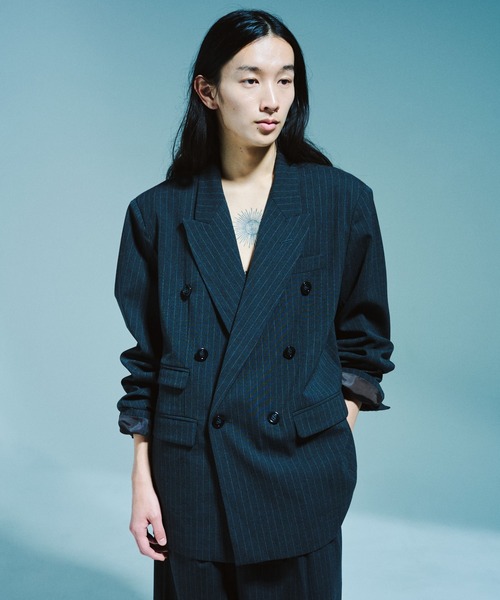 Camphor wood（カンファーウッド）の「DOUBLE BREASTED STRIPE