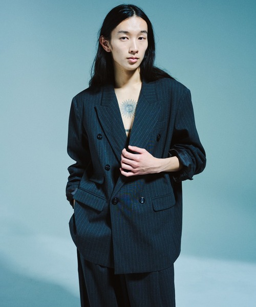 Camphor wood（カンファーウッド）の「DOUBLE BREASTED STRIPE