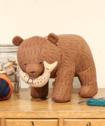 Bleu Bleuet（ブルーブルーエ）の「木彫りクマぬいぐるみ大（その他雑貨）」