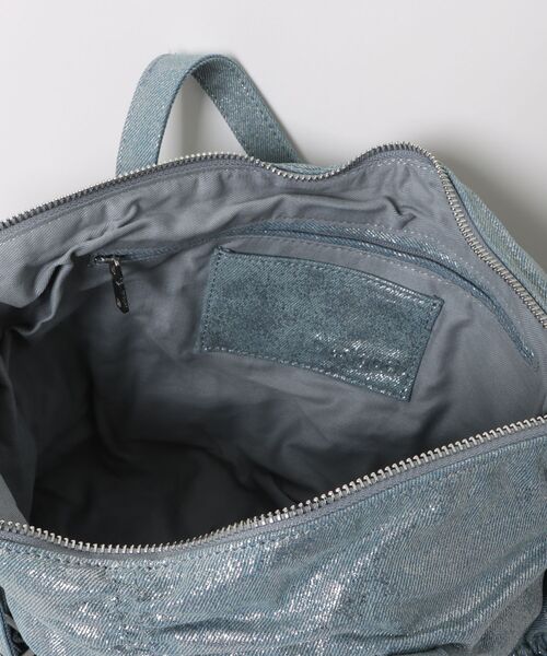 Desigual（デシグアル）の「ギャザーリボンディテール デニム中型バッグ（ショルダーバッグ・レディース・ブルー・FREE）」の7枚目の写真