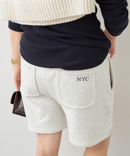 Deuxieme Classe（ドゥーズィエムクラス）の「CITY OF NYC スウェットショーツ（スウェットパンツ・レディース・ライトグレー・FREE）」の8枚目の写真
