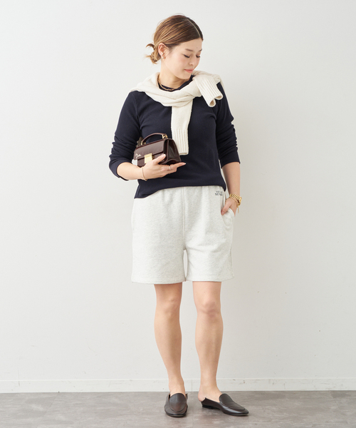 Deuxieme Classe（ドゥーズィエムクラス）の「CITY OF NYC スウェットショーツ（スウェットパンツ・レディース・ライトグレー・FREE）」の9枚目の写真