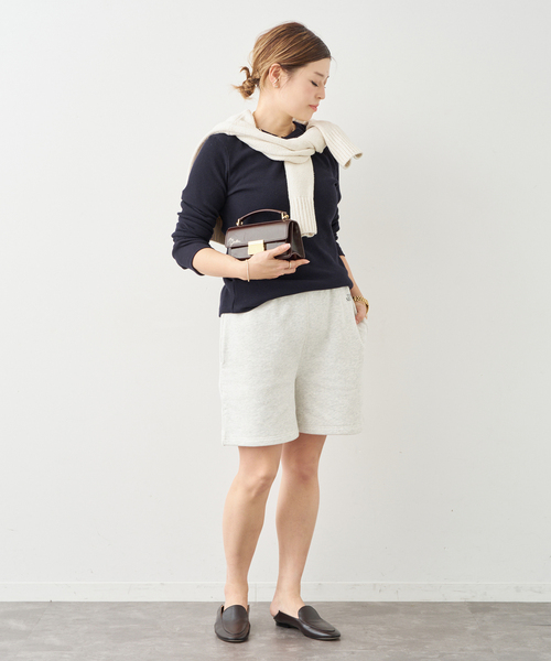 Deuxieme Classe（ドゥーズィエムクラス）の「CITY OF NYC スウェットショーツ（スウェットパンツ・レディース・ライトグレー・FREE）」の10枚目の写真