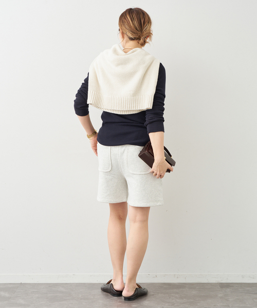 Deuxieme Classe（ドゥーズィエムクラス）の「CITY OF NYC スウェットショーツ（スウェットパンツ・レディース・ライトグレー・FREE）」の12枚目の写真