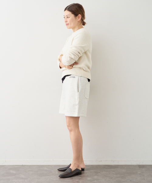 Deuxieme Classe（ドゥーズィエムクラス）の「CITY OF NYC スウェットショーツ（スウェットパンツ・レディース・ライトグレー・FREE）」の14枚目の写真