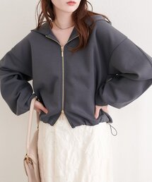 natural couture | サイドラインスリーブパーカー(パーカー)