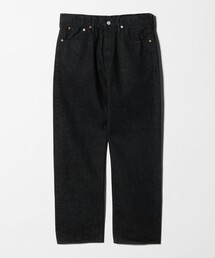 HAND ROOM（ハンドルーム）の「＜HAND ROOM＞WIDE FIT 5 POCKET JEANS BLACK/5ポケット ワイド デニム パンツ（デニムパンツ）」