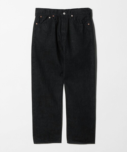 HAND ROOM(ハンドルーム)の「<HAND ROOM>WIDE FIT 5 POCKET JEANS BLACK/5ポケット ワイド デニム パンツ(デニムパンツ・メンズ・ブラック・S/M/L)」の1枚目の写真