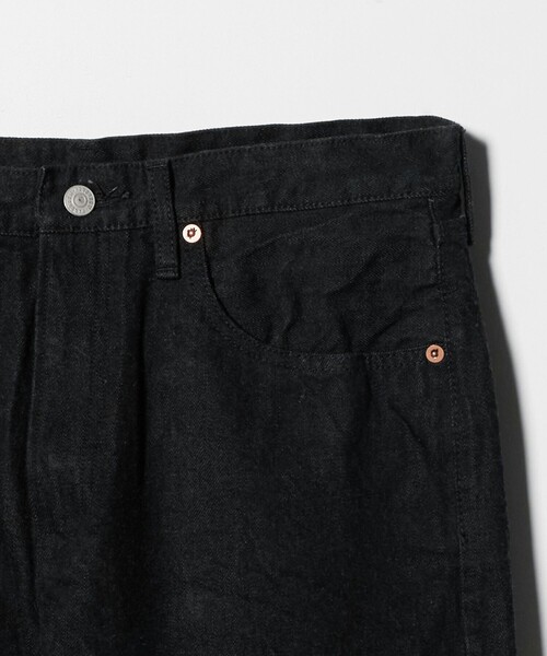 HAND ROOM(ハンドルーム)の「<HAND ROOM>WIDE FIT 5 POCKET JEANS BLACK/5ポケット ワイド デニム パンツ(デニムパンツ・メンズ・ブラック・S/M/L)」の3枚目の写真