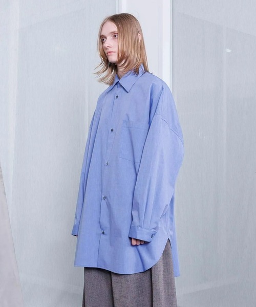 VOAAOV(ヴォアーブ)の「【VOAAOV】 XXXXL SHIRT Long Sleeve(シャツ/ブラウス・メンズ・ストライプ/チェック/サックスブルー/チャコールグレー/グレー・2/1)」の17枚目の写真