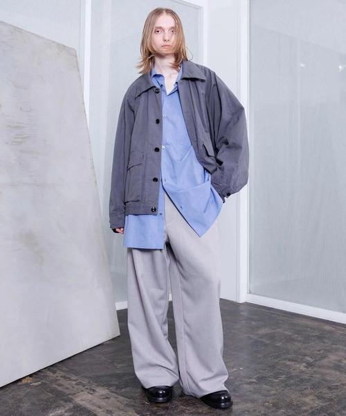 VOAAOV(ヴォアーブ)の「【VOAAOV】 XXXXL SHIRT Long Sleeve(シャツ/ブラウス・メンズ・ストライプ/チェック/サックスブルー/チャコールグレー/グレー・2/1)」の22枚目の写真