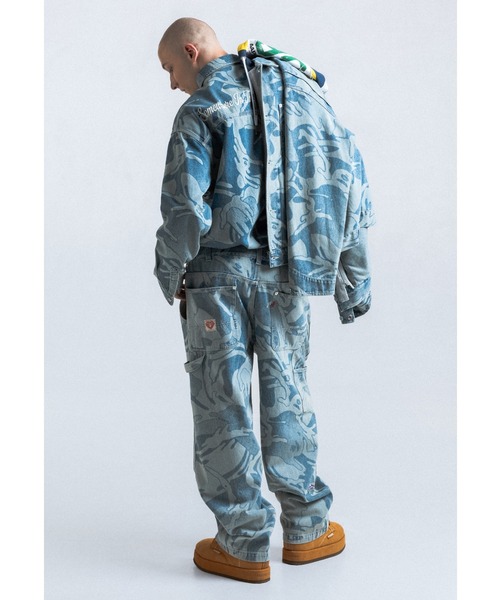 AAPE BY A BATHING APE(エーエイプバイアベイシングエイプ)の「AAPE MAIN DENIM PANTS(camouflage)(デニムパンツ・メンズ・ブルー系その他2・LARGE/MEDIUM/X-LARGE/SMALL)」の7枚目の写真