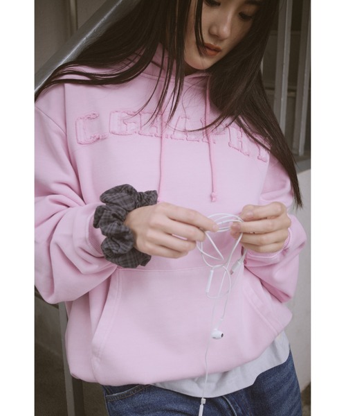 codegraphy（コードグラフィー）の「C.GRAPHY Pigment Hoodie（パーカー・メンズ・ブラウン/Yellow/PINK/Black/カモフラージュ/グレー・MEDIUM/LARGE）」の5枚目の写真