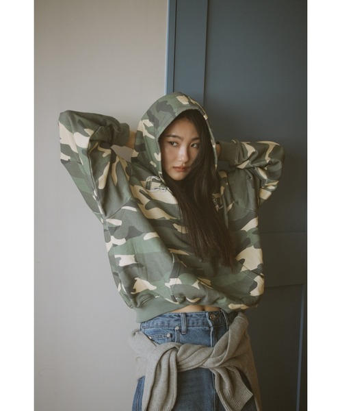 codegraphy（コードグラフィー）の「C.GRAPHY Pigment Hoodie（パーカー・メンズ・ブラウン/Yellow/PINK/Black/カモフラージュ/グレー・MEDIUM/LARGE）」の6枚目の写真