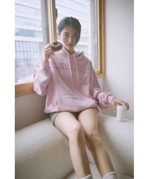codegraphy（コードグラフィー）の「C.GRAPHY Pigment Hoodie（パーカー・メンズ・ブラウン/Yellow/PINK/Black/カモフラージュ/グレー・MEDIUM/LARGE）」の19枚目の写真