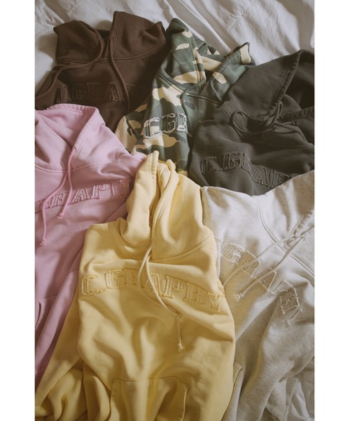 codegraphy（コードグラフィー）の「C.GRAPHY Pigment Hoodie（パーカー・メンズ・ブラウン/Yellow/PINK/Black/カモフラージュ/グレー・MEDIUM/LARGE）」の12枚目の写真