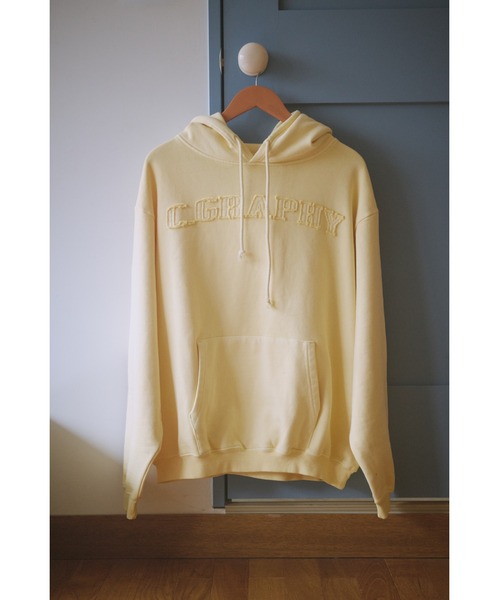 codegraphy（コードグラフィー）の「C.GRAPHY Pigment Hoodie（パーカー・メンズ・ブラウン/Yellow/PINK/Black/カモフラージュ/グレー・MEDIUM/LARGE）」の9枚目の写真