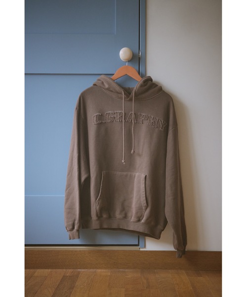 codegraphy（コードグラフィー）の「C.GRAPHY Pigment Hoodie（パーカー・メンズ・ブラウン/Yellow/PINK/Black/カモフラージュ/グレー・MEDIUM/LARGE）」の15枚目の写真