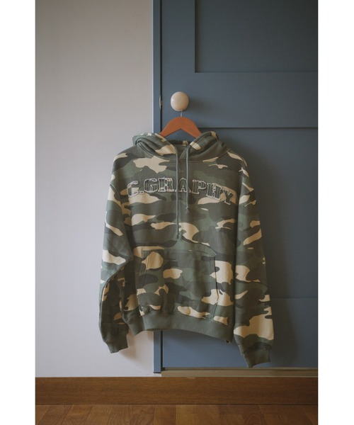 codegraphy（コードグラフィー）の「C.GRAPHY Pigment Hoodie（パーカー・メンズ・ブラウン/Yellow/PINK/Black/カモフラージュ/グレー・MEDIUM/LARGE）」の7枚目の写真