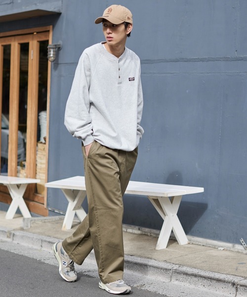 WEGO(ウィゴー)の「WEGO/【26年春夏新作】ユルフィットコットンイージーパンツ(チノパンツ・メンズ・ブルー系その他4/ブラック/カーキ/ナチュラル/レッド系その他・LARGE/MEDIUM/SMALL/X-SMALL)」の8枚目の写真