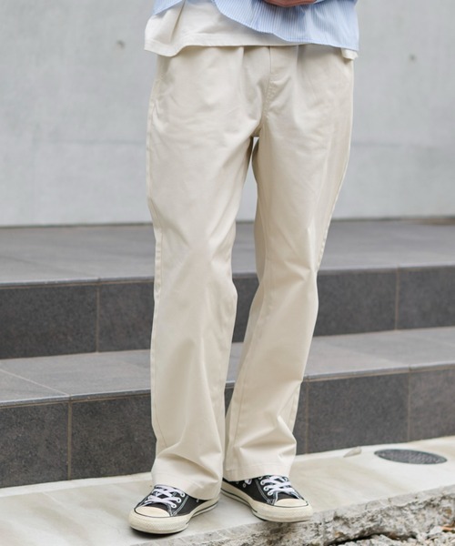 WEGO(ウィゴー)の「WEGO/【26年春夏新作】ユルフィットコットンイージーパンツ(チノパンツ・メンズ・ブルー系その他4/ブラック/カーキ/ナチュラル/レッド系その他・LARGE/MEDIUM/SMALL/X-SMALL)」の17枚目の写真