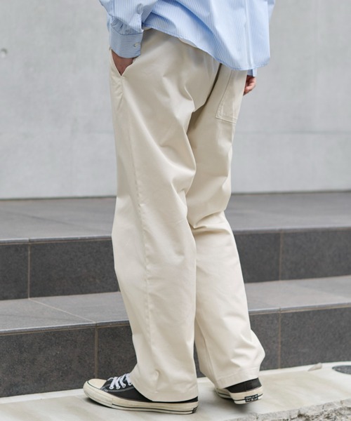 WEGO(ウィゴー)の「WEGO/【26年春夏新作】ユルフィットコットンイージーパンツ(チノパンツ・メンズ・ブルー系その他4/ブラック/カーキ/ナチュラル/レッド系その他・LARGE/MEDIUM/SMALL/X-SMALL)」の19枚目の写真