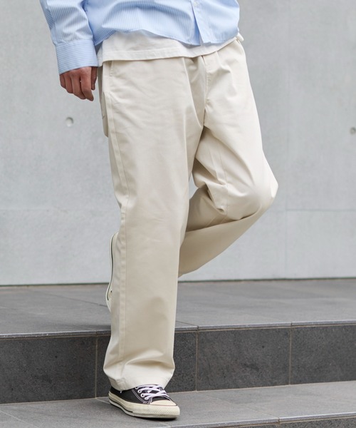 WEGO(ウィゴー)の「WEGO/【26年春夏新作】ユルフィットコットンイージーパンツ(チノパンツ・メンズ・ブルー系その他4/ブラック/カーキ/ナチュラル/レッド系その他・LARGE/MEDIUM/SMALL/X-SMALL)」の20枚目の写真