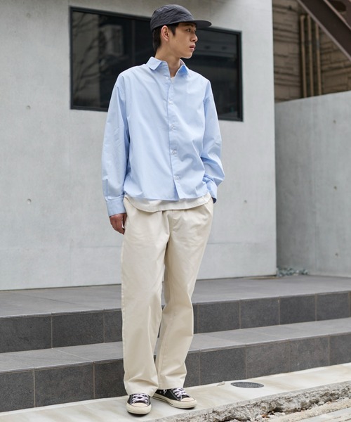 WEGO(ウィゴー)の「WEGO/【26年春夏新作】ユルフィットコットンイージーパンツ(チノパンツ・メンズ・ブルー系その他4/ブラック/カーキ/ナチュラル/レッド系その他・LARGE/MEDIUM/SMALL/X-SMALL)」の21枚目の写真