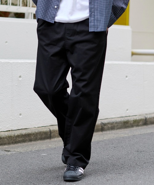 WEGO(ウィゴー)の「WEGO/【26年春夏新作】ユルフィットコットンイージーパンツ(チノパンツ・メンズ・ブルー系その他4/ブラック/カーキ/ナチュラル/レッド系その他・LARGE/MEDIUM/SMALL/X-SMALL)」の15枚目の写真