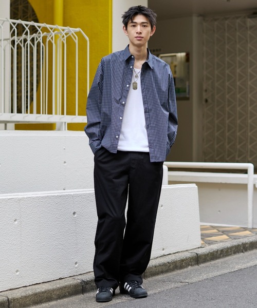 WEGO(ウィゴー)の「WEGO/【26年春夏新作】ユルフィットコットンイージーパンツ(チノパンツ・メンズ・ブルー系その他4/ブラック/カーキ/ナチュラル/レッド系その他・LARGE/MEDIUM/SMALL/X-SMALL)」の16枚目の写真