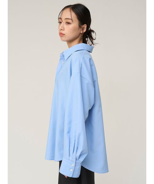 SNIDEL(スナイデル)の「SOLAMENTオーバーシャツ(シャツ/ブラウス・レディース・イエロー/ホワイト/ブルー・F)」の13枚目の写真