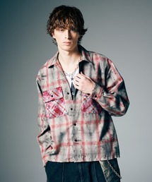 Ombre Check Shirt Jacket / オンブレーチェックシャツジャケット