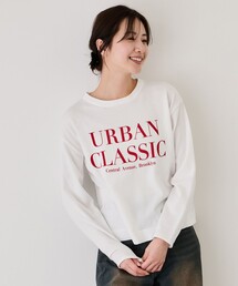 ロゴニットプルオーバー