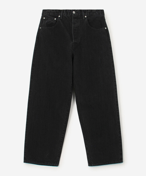 SCYE BASICS（サイベーシックス）の「SCYE BASICS | セルビッチ ワイドデニム Black MEN（デニムパンツ・メンズ・ブラック・31/30）」の12枚目の写真