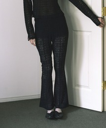 kiehtova | 【kiehtova】LACE TEXTURE FLARE PANTS/レーステクスチャーフレアパンツ KTWR59(その他パンツ)