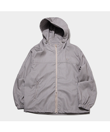 SOMEPLACE MAN（サムプレイス・マン）の「チェックアセンティックオーバーサイズフードパーカー2WAYウインドブレイカーコート[ベージュ]（ナイロンジャケット）」