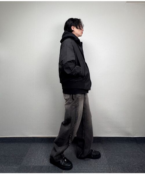 P.IN.O(ピインオ)の「カーブドブラシデニム - ブラック(デニムパンツ・メンズ・その他・SMALL/MEDIUM/LARGE/X-LARGE)」の6枚目の写真