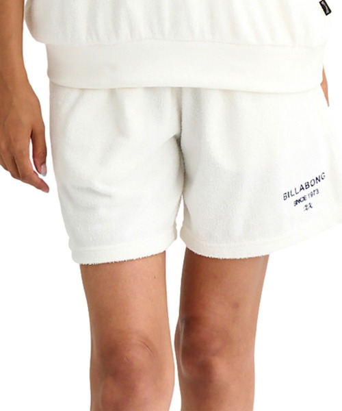 BILLABONG(ビラボン)の「BILLABONG/ビラボン ショートパンツ ハーフパンツ ショーツ パイル生地 セットアップ対応 BG013606(その他パンツ・レディース・アクア/ホワイト・L/M)」の5枚目の写真