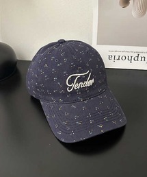 pur chouchou（ピュールシュシュ）の「pur chouchou/花柄 ロゴ刺繍 キャップ P4550（キャップ）」