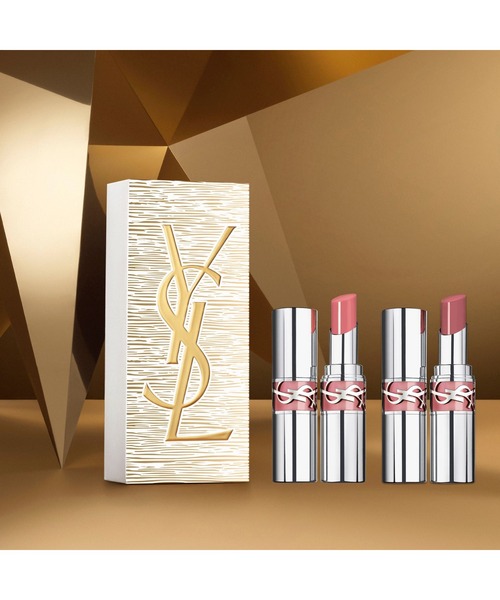 BOX入り】YSL ラブシャイン リップセット（口紅/リップティント/グロス