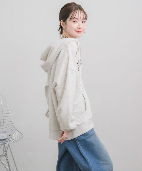 RETRO GIRL（レトロガール）の「フロントロゴパッチパーカー（パーカー・レディース・ホワイト系その他/ブルー・FREE）」の10枚目の写真