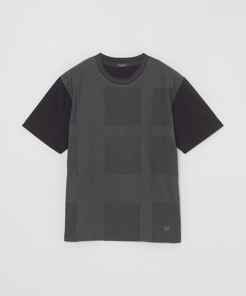 BLACK LABEL CRESTBRIDGE(ブラックレーベル・クレストブリッジ)の「フェードカラーパネルシャドーチェックTシャツ(Tシャツ/カットソー・メンズ・オフホワイト/ライトグレー/ブラック/ブルー系その他2・L/M/XL)」の21枚目の写真
