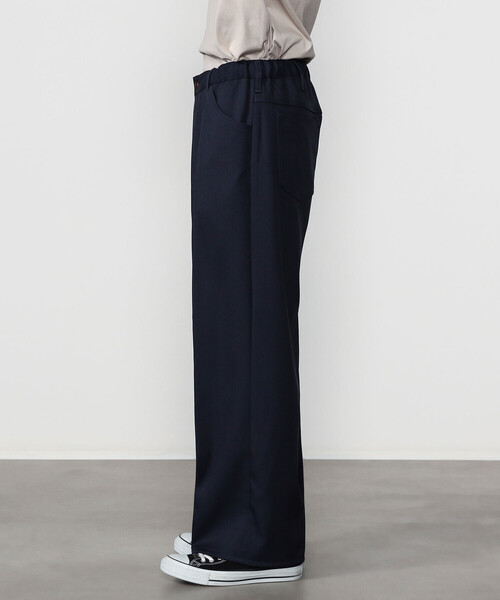 Bshop（ビショップ）の「Wrangler | 〈別注〉 WRANCHER ワイドスラックス NAVY MEN（その他パンツ・メンズ・ネイビー・S/L/M）」の12枚目の写真