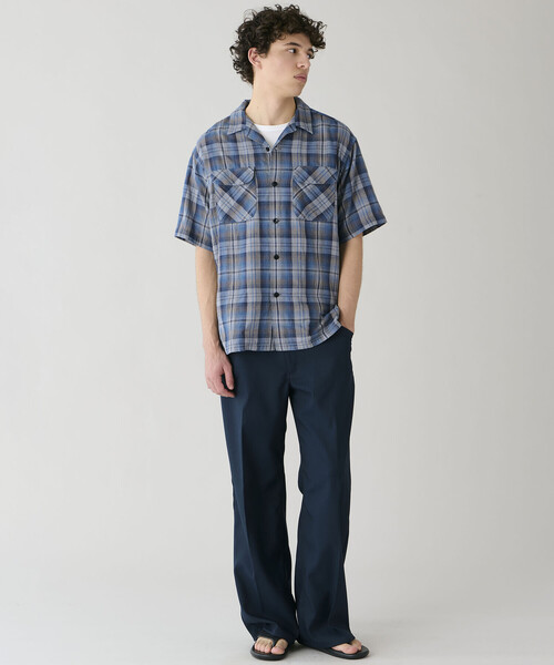 Bshop（ビショップ）の「Wrangler | 〈別注〉 WRANCHER ワイドスラックス NAVY MEN（その他パンツ・メンズ・ネイビー・S/L/M）」の19枚目の写真