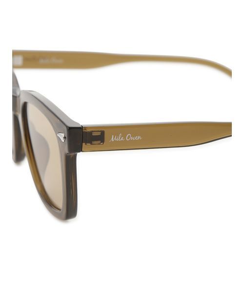 Mila Owen（ミラオーウェン）の「カラークリアフリームサングラス（サングラス・レディース・ブラウン・F）」の9枚目の写真