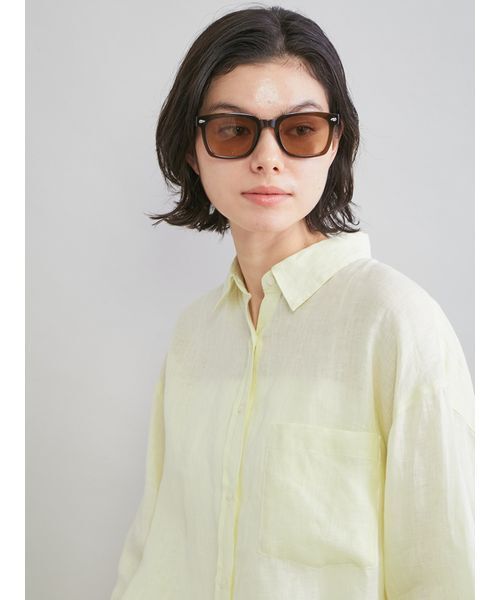 Mila Owen（ミラオーウェン）の「カラークリアフリームサングラス（サングラス・レディース・ブラウン・F）」の12枚目の写真